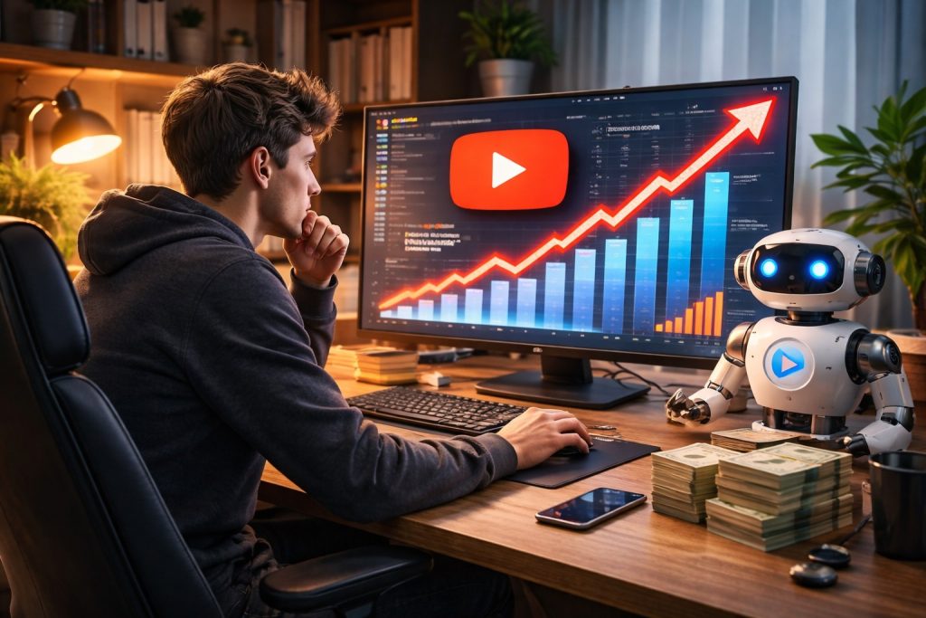 création d'une chaîne youtube automatisée avec intelligence artificielle et analyse des statistiques