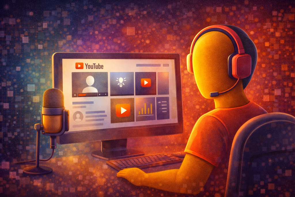 Gagner de l'argent sur YouTube sans montrer son visage avec une chaîne faceless