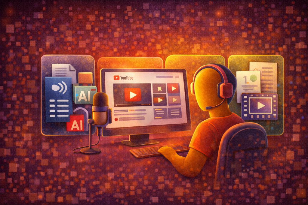 Outils pour créer une chaîne YouTube faceless avec intelligence artificielle