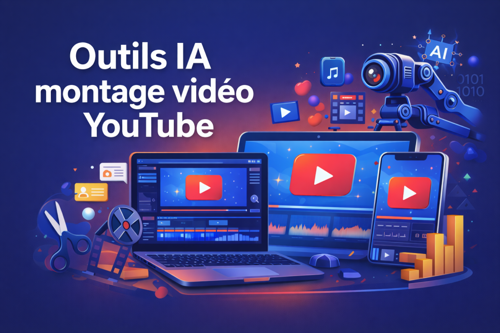 outils IA montage vidéo YouTube permettant de créer et monter des vidéos automatiquement