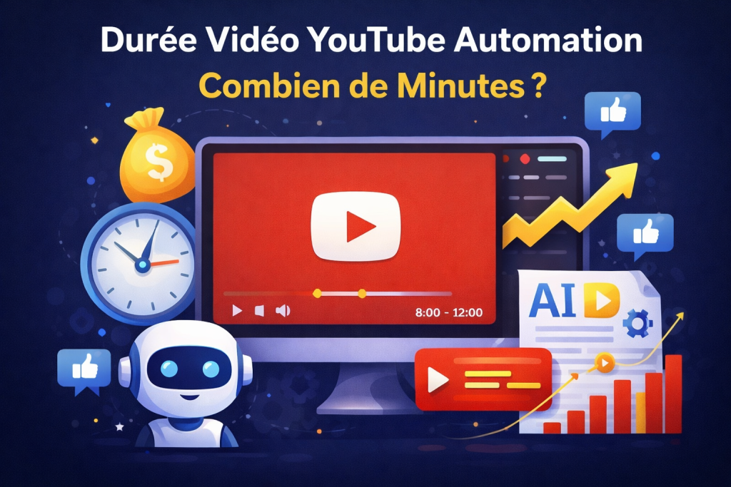 Durée vidéo YouTube automation idéale pour augmenter les vues et la rétention